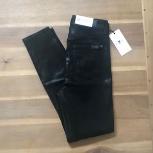 7 for all mankind the high waist ankle super skinny SZ 25